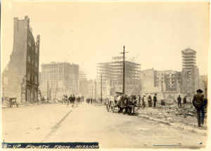 Fourth Street after the '06 quake